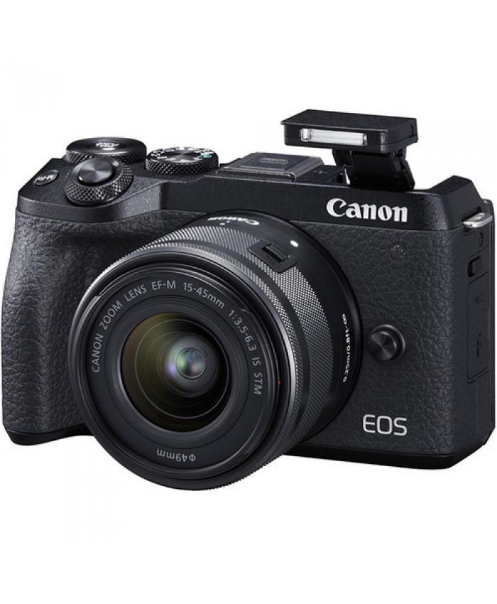 Canon EOS M6 Mark II Mirrorless with 15-45mm Lens