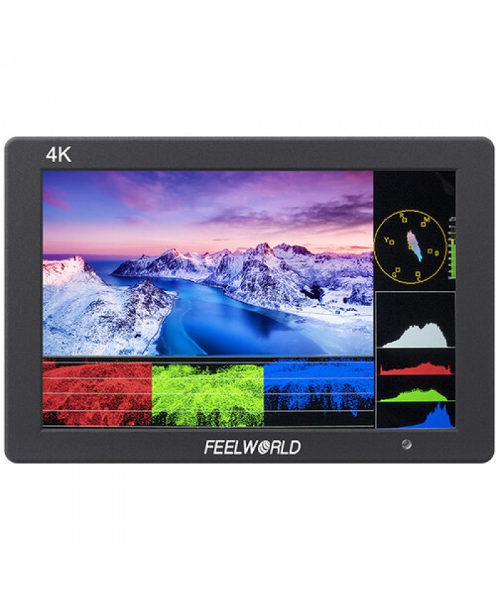 FeelWorld T7 Plus 7" IPS On-Camera Monitor with 3D LUT, Waveform & Vectorscope