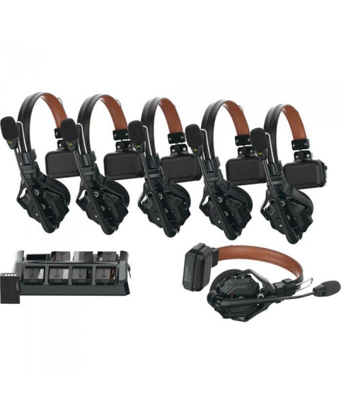 Hollyland Solidcom C1 Pro-6S Full-Duplex Wireless Intercom System with 6 Headsets (1.9 GHz)