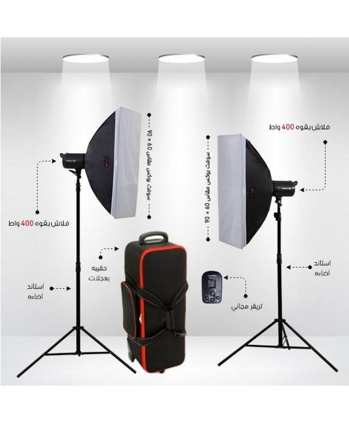 Jinbei DM2-400 Studio Flash Kit