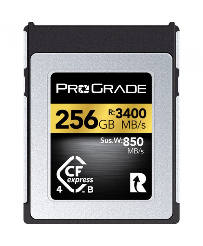 Prograde Digital Gold Series CFexpress Type-B 4.0 Memory Card 256GB