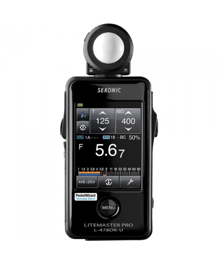 Sekonic LiteMaster Pro L-478DR-U Light Meter for PocketWizard System