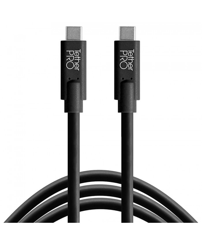 Tether Tools TetherPro USB Type-C Male to USB Type-C Male Cable 4.5m Black CUC15-BLK