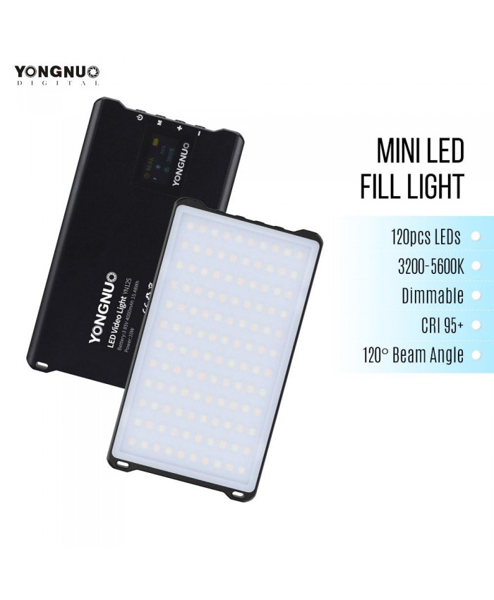 Yongnuo YN125 LED Light with Built-In 4000mAh Battery