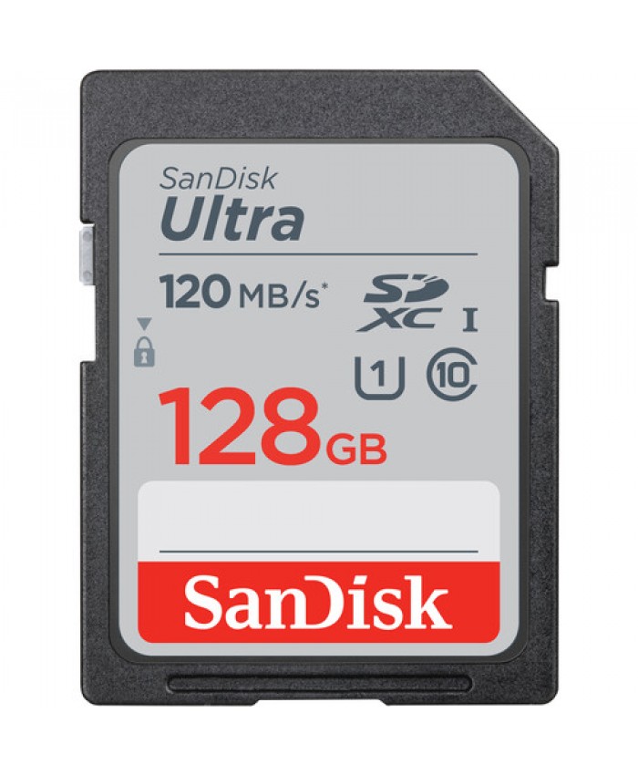 SanDisk 128GB Ultra UHS-I SDHC Memory Card Class 10